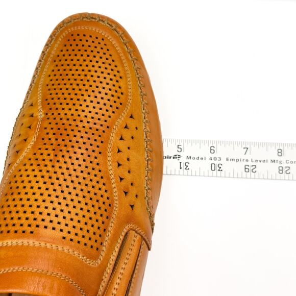 J75 by Jump Faux Leather Perforated Stretch Slip On Loafers Sz 13 Comfort Padded - Picture 13 of 14